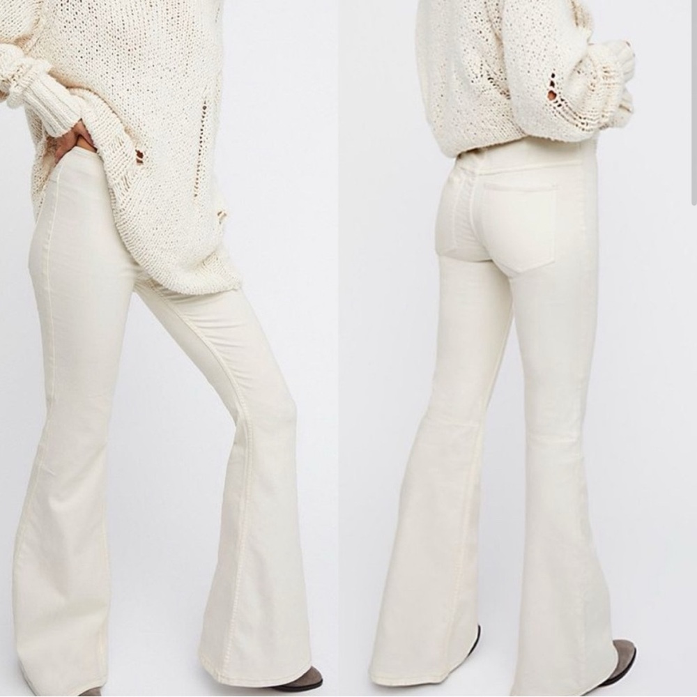 NWT Free People Penny Pull On Flare Pant Size 24
